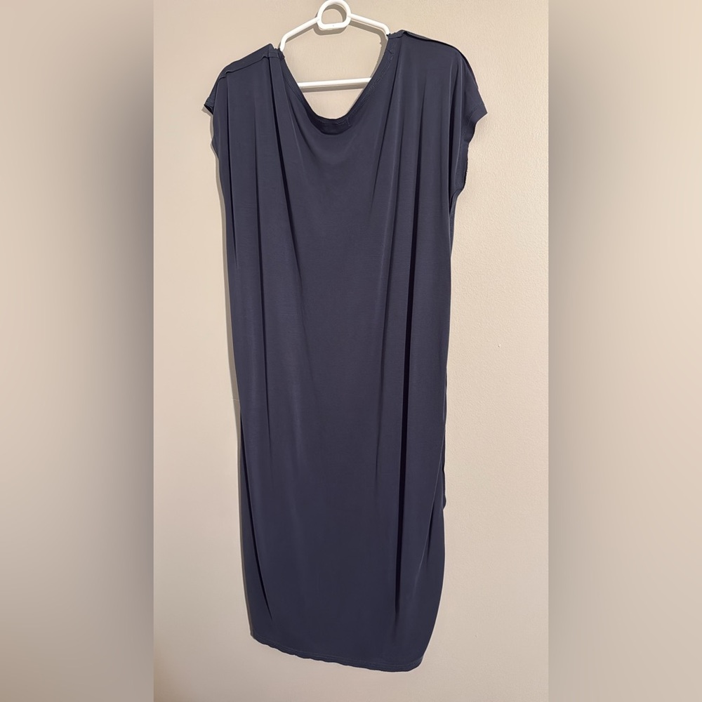 Maternity Navy Blue Dress